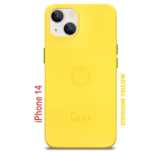 Goui iPhone 14 (6.1inch)  Magnetic Case with Magnetic Bars - Sunshine Yellow