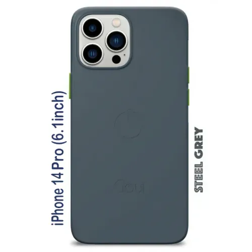 Goui iPhone 14 Pro (6.1inch) Magnetic Case with Magnetic Bars - Steel Grey
