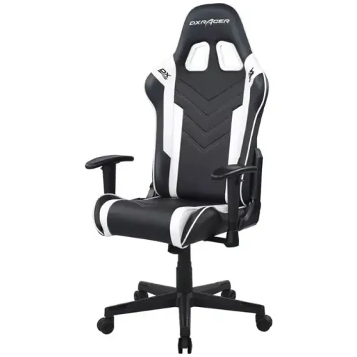 DXRacer P132 Prince Series Gaming Chair - Black/White