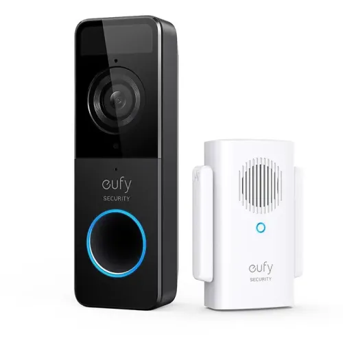 Eufy Video Door Bell 1080P Battery Powered -Black