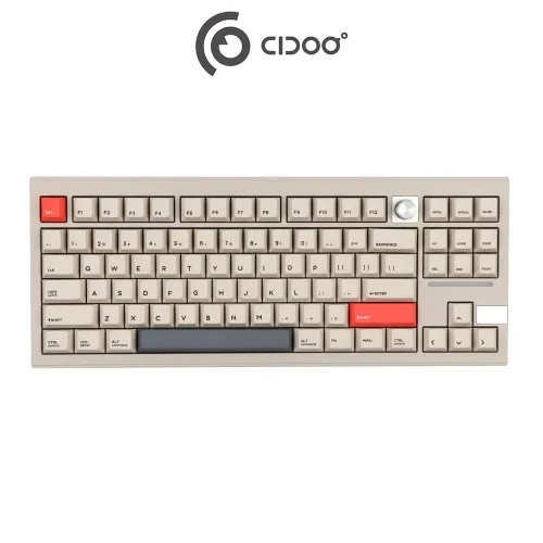 Cidoo V87 Pro Gasket Tkl Tri-mode Via Programmable Mechanical Keyboard (English) (Open Box)