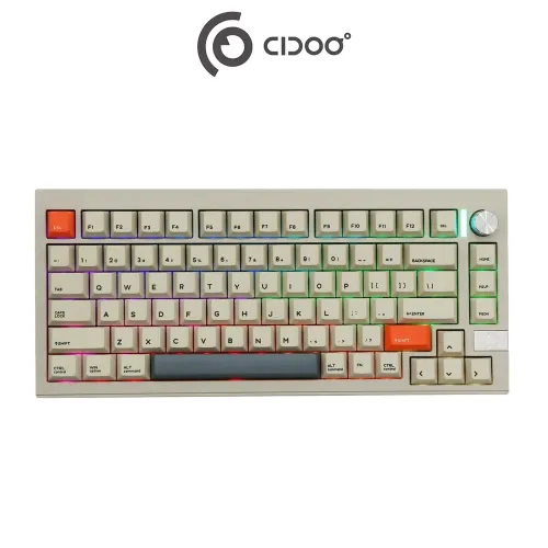 Cidoo V75 Pro 81 Keys Gasket Tri-mode Via Programmable Mechanical Keyboard (English)
