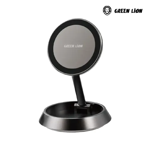 Green Lion Rotatable MagSafe Holder - Black