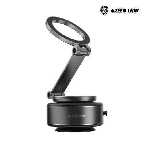 Green Lion GX-32 Auto Suction Phone Holder - Matte Black