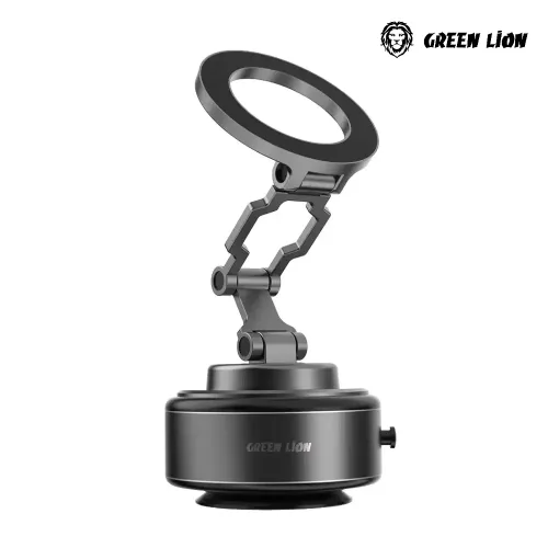 Green Lion GX-30 Auto Suction Phone Holder - Matte Black