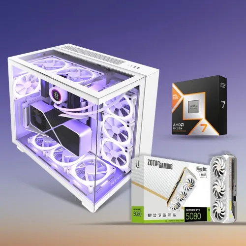 Nzxt H9 Elite Gaming Pc – Amd Ryzen 7 9800x3d | Geforce Rtx 5080 16gb | White Mid-tower