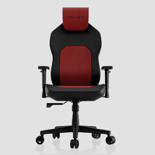 VERTAGEAR SL1800 Office Gaming Chair - Black/Burgundy Red
