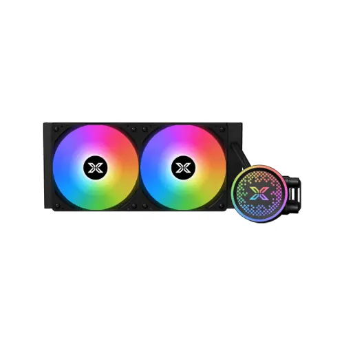 XIGMATEK FENIX 240 - 2x120mm ARGB CPU Liquid Cooler - Black