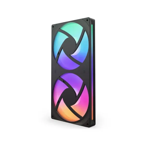 NZXT F280 RGB CORE - 2 x 140mm Single Frame Case Fan - Black