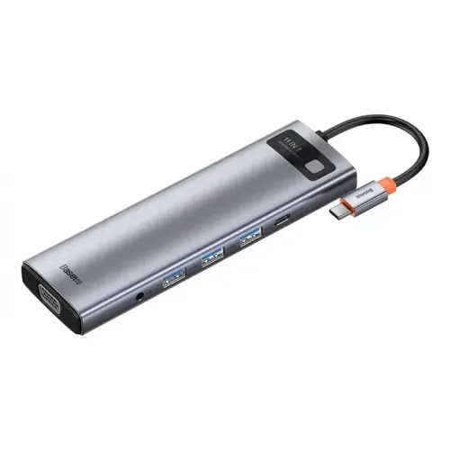 Baseus 11-in-1 Multifunctional Type C Hub Docking Station - Metal Gleam Series