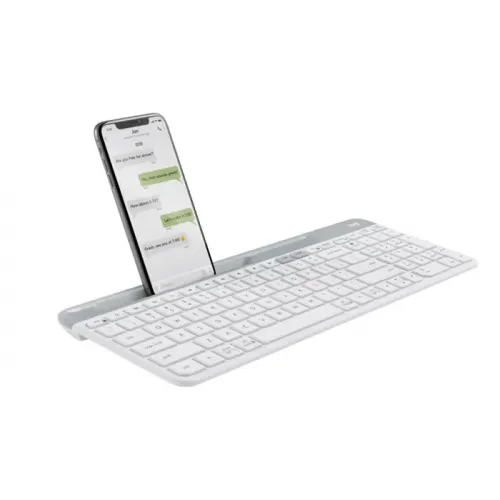 Logitech K580 Slim Multi-Device Wireless Keyboard - Off White Arabic/English