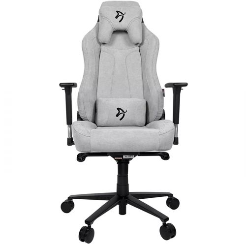 Arozzi - Vernazza Soft Fabric Gaming Chair - Light Grey