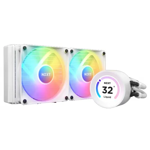 Nzxt Kraken Elite 240 Rgb Aio Liquid Cooler 240mm - White