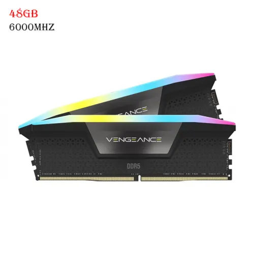 Corsair Vengeance Rgb Ddr5 Ram 48gb (2x24gb) 6000mhz Cl36 Intel Xmp Icue Compatible Computer Memory - Black
