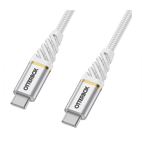 OtterBox USB-C to USB-C Fast Charge Cable Premium 2 Meter - White