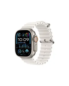 Apple Watch Ultra 2 Gps + Cellular, 49mm Titanium Case With Ocean Band - White