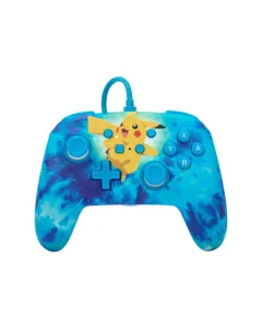 PowerA | Enhanced Wired Controller for Nintendo Switch - Tie Dye Pikachu (Blue)