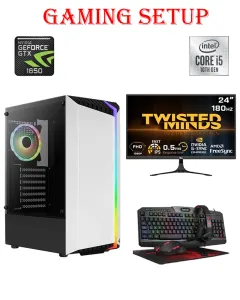 Aerocool Bionic Intel Core I5-10th Gen Gaming Pc With Monitor And Gaming Kit Bundle Offer