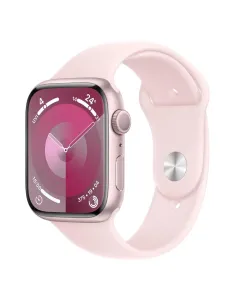 Apple Watch Series 9 Gps 41mm Pink Aluminium Case With Light Pink Sport Band - S/m