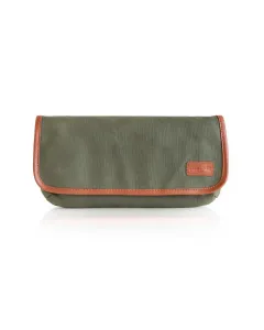 Nintendo Switch Waxed Canvas Carrying Case and Travel Pouch -Green