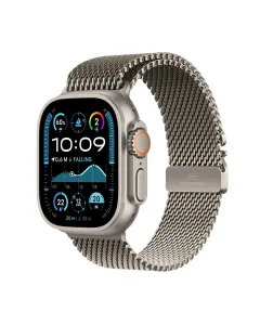 Apple Watch Ultra 2 Gps + Cellular 49mm Natural Titanium Case With Natural Titanium Milanese Loop - M