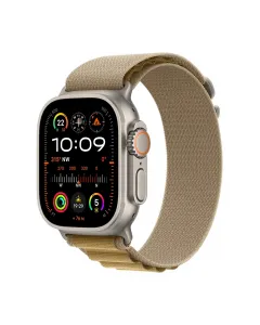 Apple Watch Ultra 2 Gps + Cellular 49mm Natural Titanium Case With Tan Alpine Loop - Medium