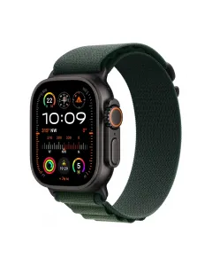Apple Watch Ultra 2 Gps + Cellular 49mm Black Titanium Case With Dark Green Alpine Loop - Medium
