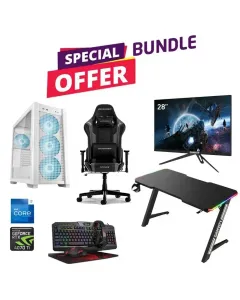 Asus Gaming Bundle Intel I7 - 13th Gen Gaming Pc With  Gaming Monitor / Desk / Chair / Gaming Kit Bundle