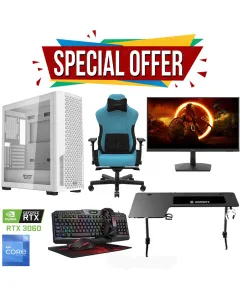 Aigo Gaming Bundle Intel I5- 12th Gen Gaming Pc With Gaming Monitor / Desk / Chair / Gaming Kit Bundle