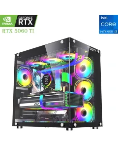 Gaming PC – WJCoolman Intel Core i7 14th Gen, RTX 5060 Ti 16GB, 1TB SSD, 16GB RAM