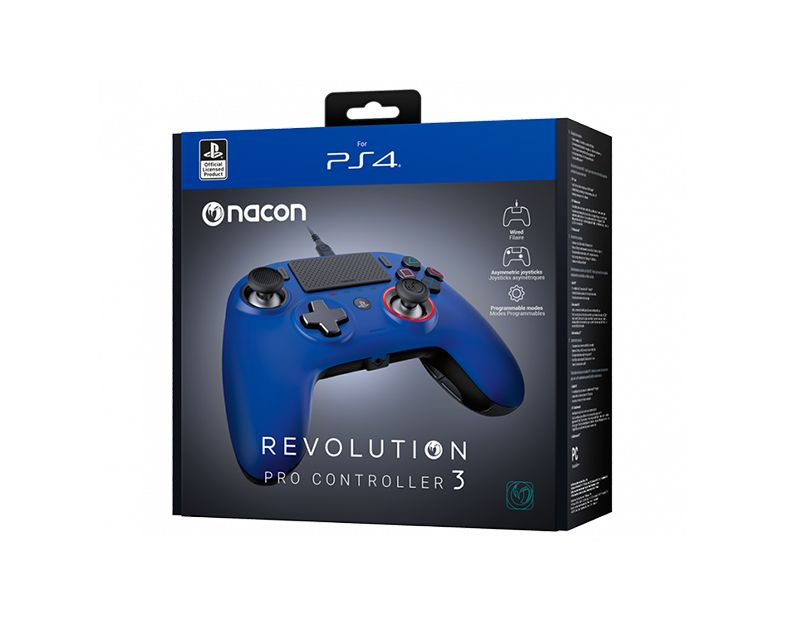 Shop PlayStation4 Nacon- Revolution Pro Controller 3 - Blue at the best  price in Kuwait from Alfuhod