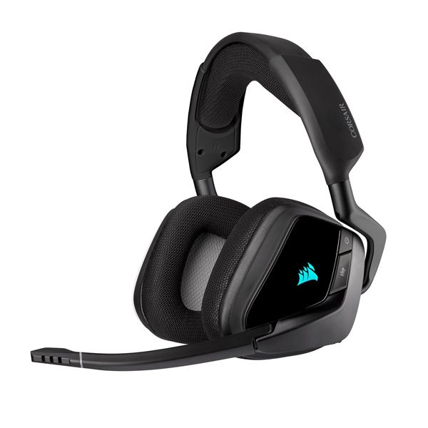 Shop Corsair VOID RGB ELITE Wireless Premium Gaming Headset with 7.1 Surround Sound Carbon at the best price in Kuwait from Alfuhod