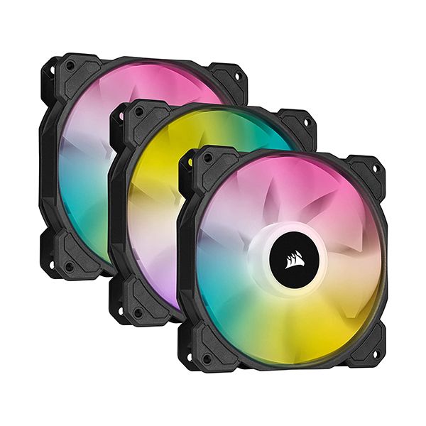 Corsair iCUE SP120 RGB ELITE Performance 120mm PWM Fan Triple
