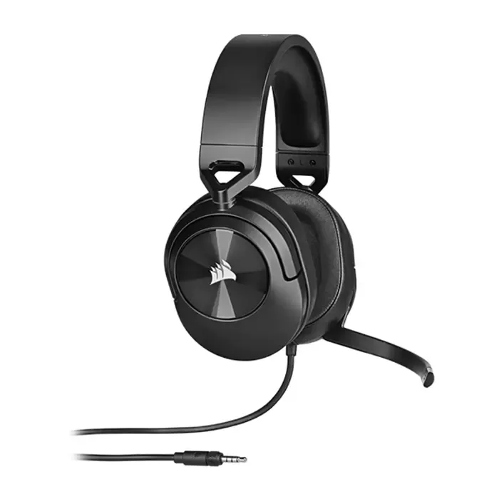 Shop Corsair HS55 STEREO Wired Gaming Headset Carbon at the best price in Kuwait from Alfuhod