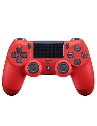 Shop Sony DUALSHOCK Wireless Controller, Magma Red (PS4) at the
