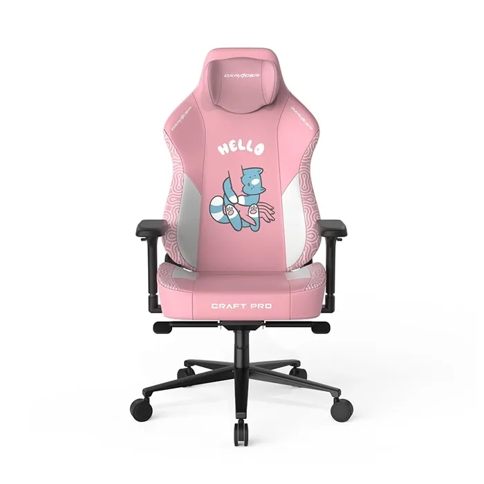 Shop Dxracer Craft Pro Hallo Cat Gaming Chair Pink at the best