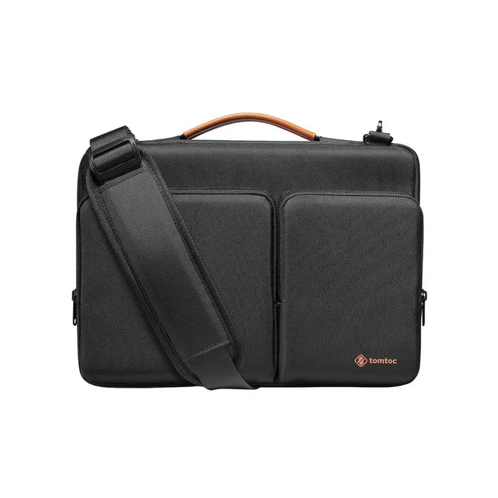 Shop Tomtoc 14 Inch Versatile Laptop Messenger Bag Black at the