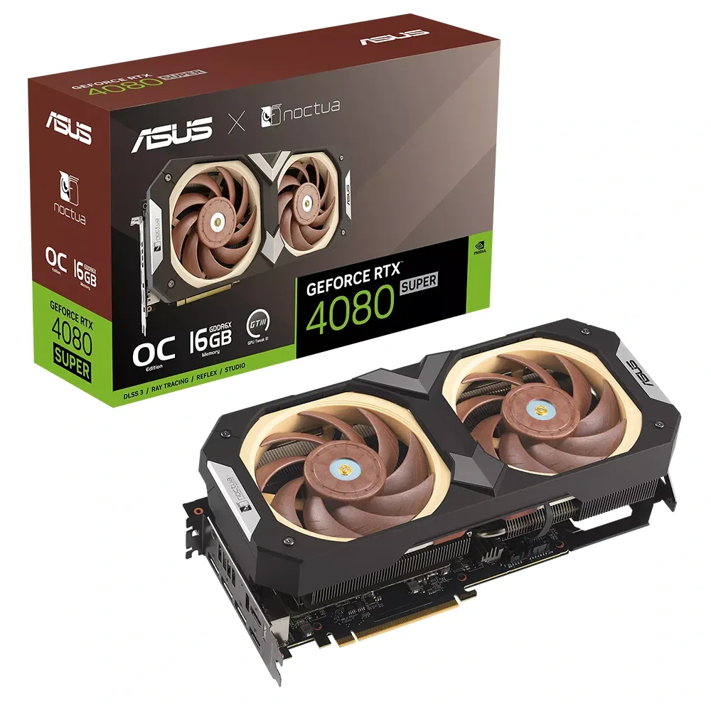 Asus Noctua Nvidia Geforce Rtx 4080 Super Oc 16gb Gddr6x Graphics
