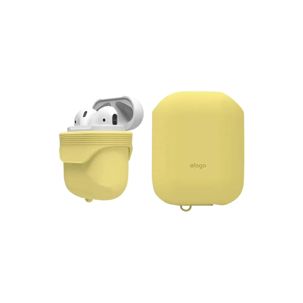 Elago Waterproof Cover For Apple Airpods 1/2 Creamy Yellow EAPWF