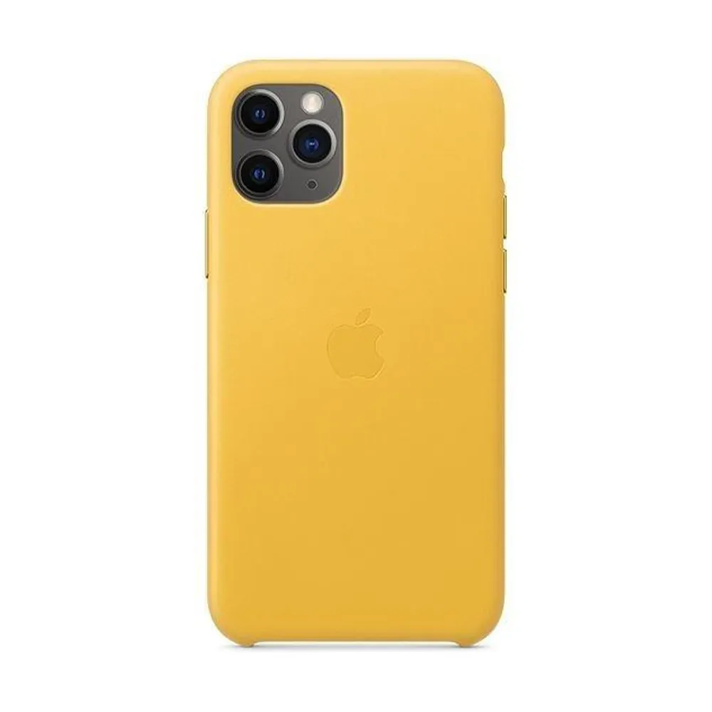 Apple Iphone 11 Pro Leather Case Meyer Lemon