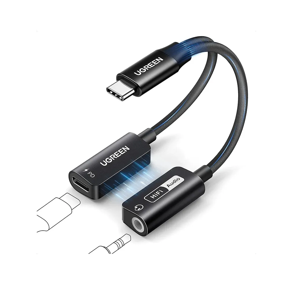 Shop Ugreen Usb-c To Audio Adapter With Power Delivery at