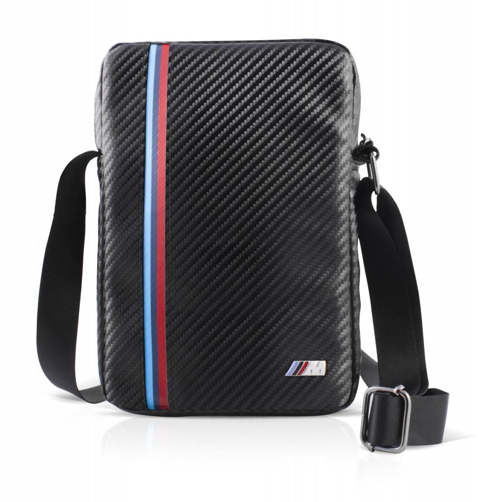 BMW Tas Carbon Effect voor Laptop Tablet 9 10 Tricolor
