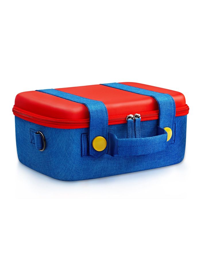 FUNLAB HARD CASE FOR NINTENDO SWITCH CONSOLE+ACCESSORIES RED/BLUE