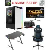 Aerocool Bionic Intel Core I5-10th Gen Gaming Pc With Monitor / Table / Chair / Gaming Kit Bundle Offer