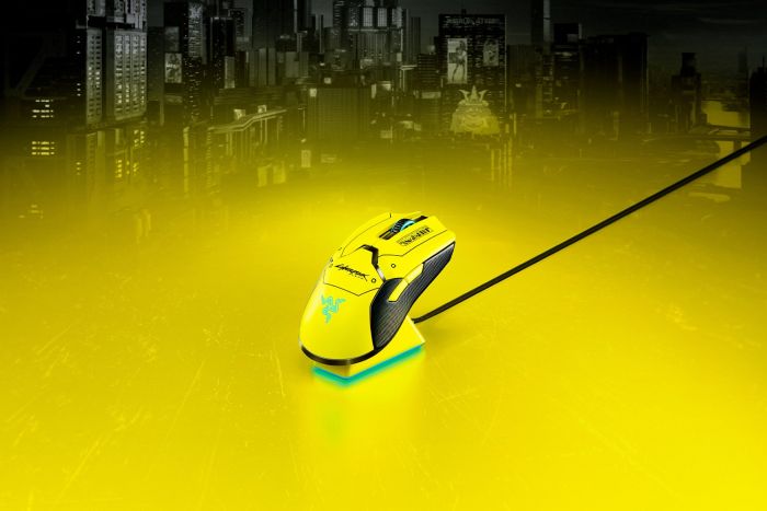 Razer Viper Ultimate Cyberpunk 2077 top Mouse