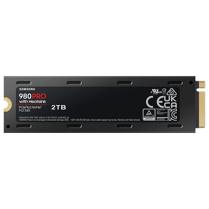Shop Samsung 980 Pro with Heatsink PCIe 4.0 NVMe Internal
