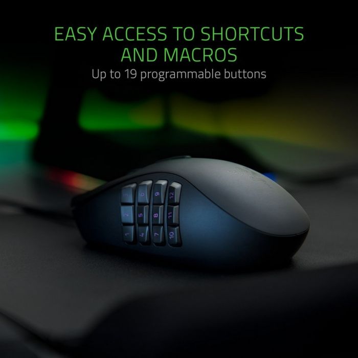 Razer Naga Trinity RGB Wired MMO Gaming Mouse