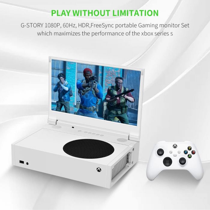 G-STORY 12.5'' Portable Monitor for Xbox Series S, 1080P