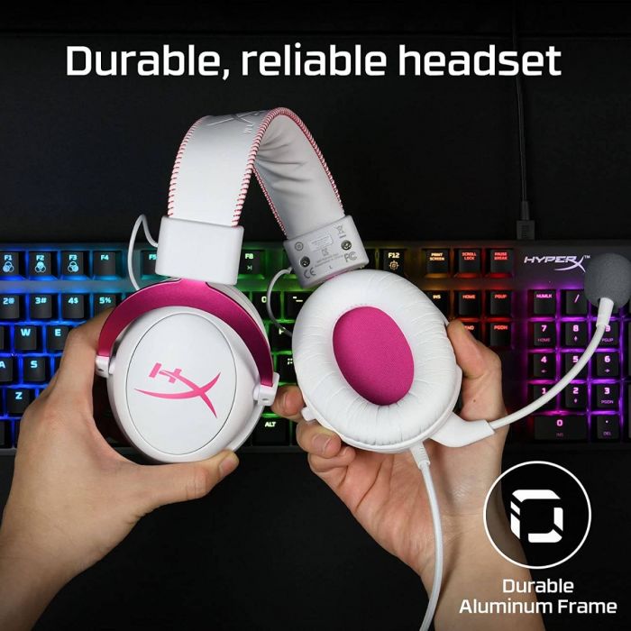 Pink Hyperx Wireless Headset White Hyperx Cloud Pink And White