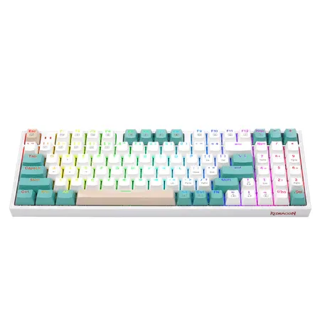 Redragon Veigar K643wgc-rgb-pro 94keys Tri-modes Mechanical Gaming 